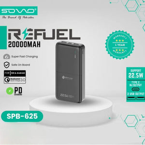 SOVO SBP-625 Power Bank (20000)